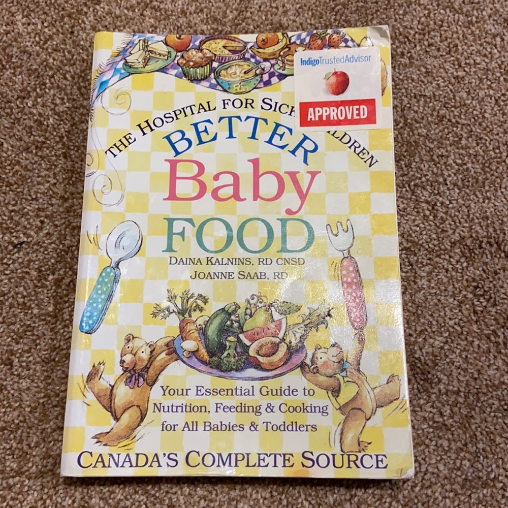 Better Baby Food Book - Essential Guide for Babies and Toddlers